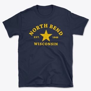 North Bend Wisconsin Star Basic T-Shirt