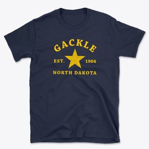 Gackle North Dakota Star Basic T-Shirt