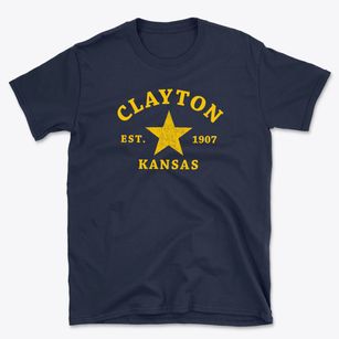 Clayton Kansas Star Basic T-Shirt