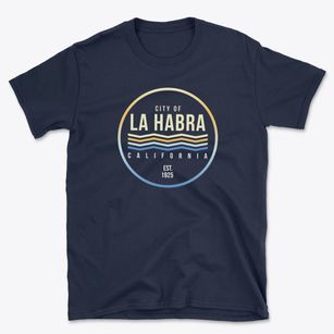 La Habra California Color Fade Basic T-Shirt