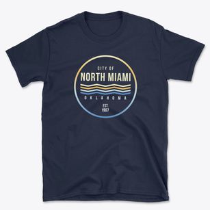 North Miami Oklahoma Color Fade Basic T-Shirt
