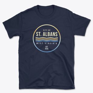 St. Albans West Virginia Color Fade Basic T-Shirt