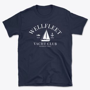 Wellfleet Nebraska Yacht Club Basic T-Shirt