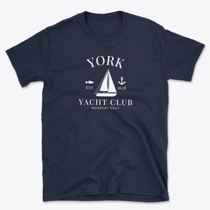 York Maine Yacht Club Basic T-Shirt