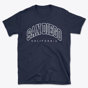 San Diego California Inline Basic T-Shirt
