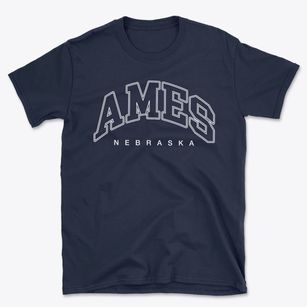 Ames Nebraska Inline Basic T-Shirt