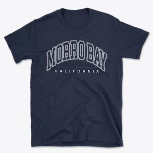 Morro Bay California Inline Basic T-Shirt