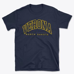 Verona North Dakota Inline Basic T-Shirt