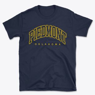 Piedmont Oklahoma Inline Basic T-Shirt