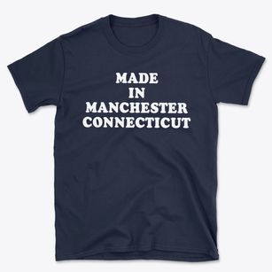 Manchester Connecticut Classic 70s Basic T-Shirt