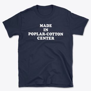 Poplar-cotton Center California Classic 70s Basic T-Shirt