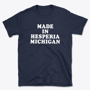 Hesperia Michigan Classic 70s Basic T-Shirt