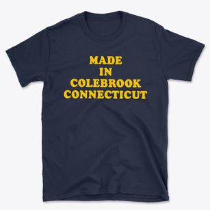 Colebrook Connecticut Classic 70s Basic T-Shirt