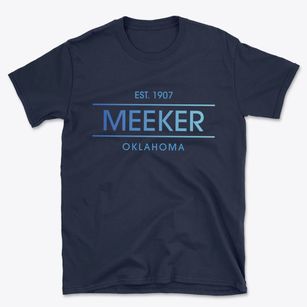 Meeker Oklahoma Horizon Basic T-Shirt