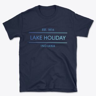 Lake Holiday Indiana Horizon Basic T-Shirt