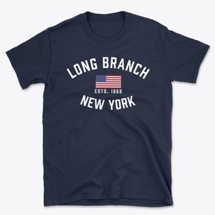Long Branch New York Patriot Basic T-Shirt