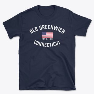 Old Greenwich Connecticut Patriot Basic T-Shirt