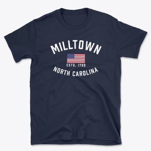 Milltown North Carolina Patriot Basic T-Shirt