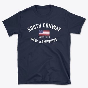 South Conway New Hampshire Patriot Basic T-Shirt