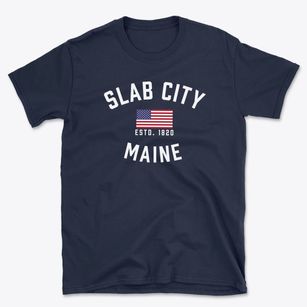 Slab City Maine Patriot Basic T-Shirt