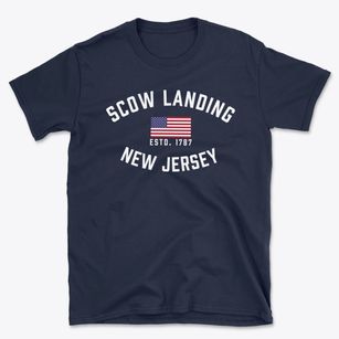 Scow Landing New Jersey Patriot Basic T-Shirt