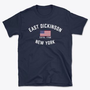 East Dickinson New York Patriot Basic T-Shirt
