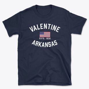 Valentine Arkansas Patriot Basic T-Shirt