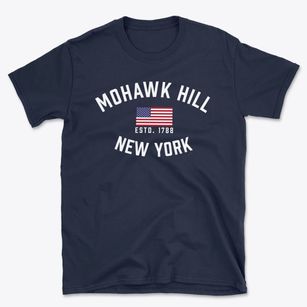Mohawk Hill New York Patriot Basic T-Shirt
