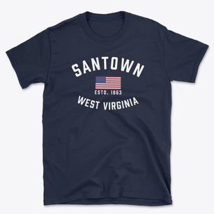 Santown West Virginia Patriot Basic T-Shirt