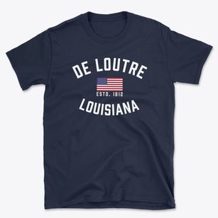 De Loutre Louisiana Patriot Basic T-Shirt