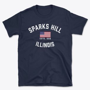 Sparks Hill Illinois Patriot Basic T-Shirt