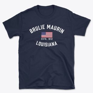 Brulie Maurin Louisiana Patriot Basic T-Shirt