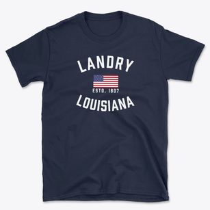 Landry Louisiana Patriot Basic T-Shirt