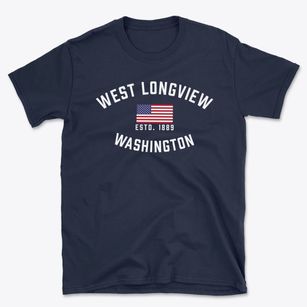 West Longview Washington Patriot Basic T-Shirt