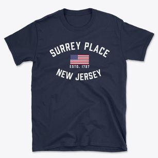 Surrey Place New Jersey Patriot Basic T-Shirt