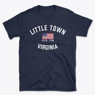 Little Town Virginia Patriot Basic T-Shirt