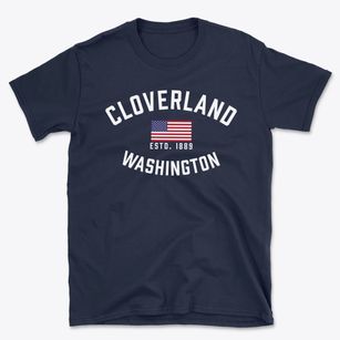 Cloverland Washington Patriot Basic T-Shirt