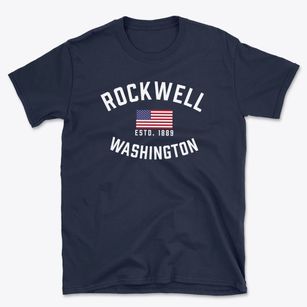 Rockwell Washington Patriot Basic T-Shirt