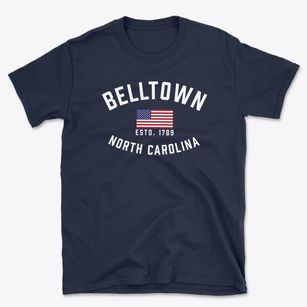 Belltown North Carolina Patriot Basic T-Shirt
