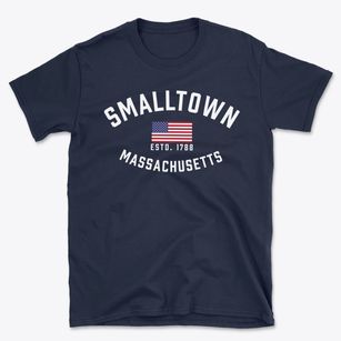 Smalltown Massachusetts Patriot Basic T-Shirt