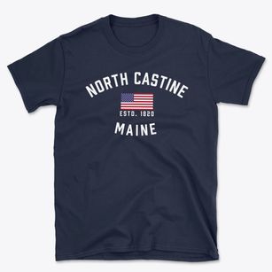 North Castine Maine Patriot Basic T-Shirt