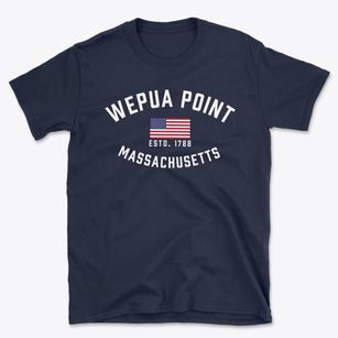 Wepua Point Massachusetts Patriot Basic T-Shirt