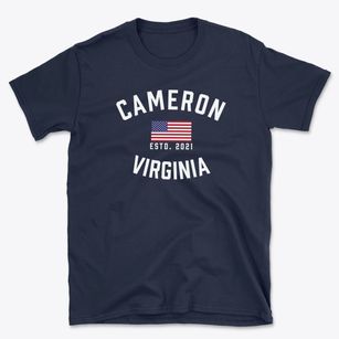 Cameron Virginia Patriot Basic T-Shirt