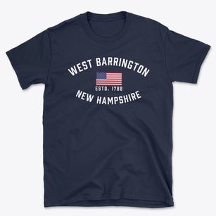 West Barrington New Hampshire Patriot Basic T-Shirt