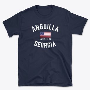 Anguilla Georgia Patriot Basic T-Shirt