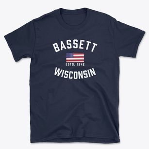 Bassett Wisconsin Patriot Basic T-Shirt