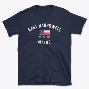 East Harpswell Maine Patriot Basic T-Shirt