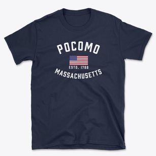 Pocomo Massachusetts Patriot Basic T-Shirt