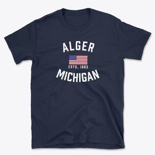 Alger Michigan Patriot Basic T-Shirt