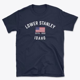 Lower Stanley Idaho Patriot Basic T-Shirt